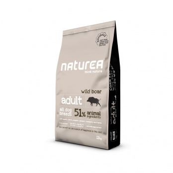 Naturea high-quality feed with wild boar meat for adult dogs 12kg