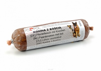Aspol horse meat with bones 500g