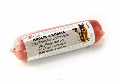 Aspol rabbit meat with bones 500g