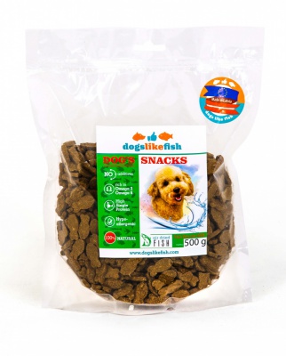 Dogs like fish Mini biscuits for dogs