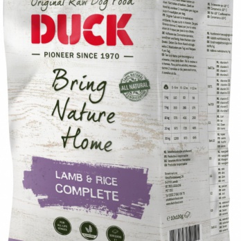 Duck complete lamb & rice 1kg