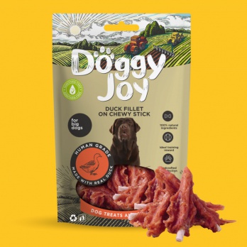 Doggy Joy Pīles fileja uz košļājamām nūjiņām (vidējo un lielo šķirņu suņiem) 90g