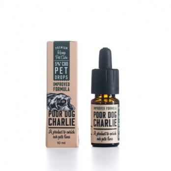 CBD POOR DOG CHARLIE BACON DROPS 5%