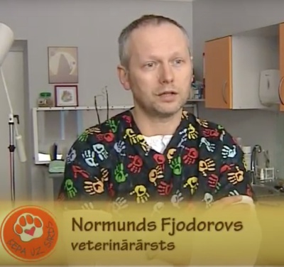 Veterinarian Normunds Fjodorovs