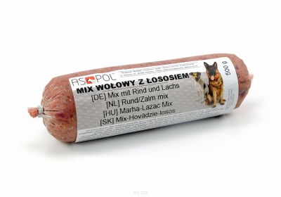 Aspol beef with salmon and vegetables 500g