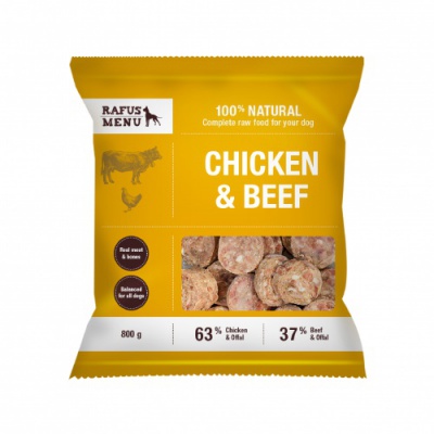 Rafus Menu Vista/Liellopas kotletes 800g