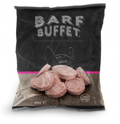 Barf Buffet Tītaru karkasu burgeri 800g