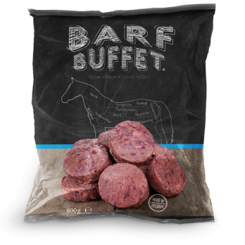 Barf Buffet Zirga gaļas/orgānu burgeri 800g
