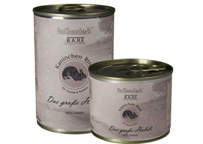 Dr. Clauder's B.A.R.F. Консервы говядина/кролик 400g
