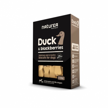 NATUREA Cookies for dogs with duck and blueberry flavor