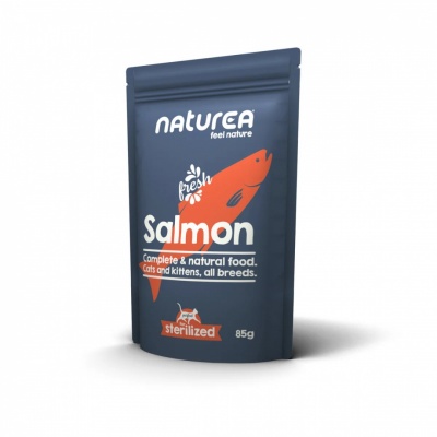 NATUREA canned food for cats with salmon 85g