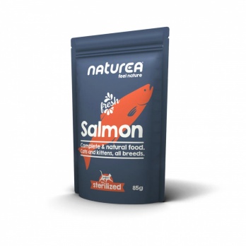 NATUREA canned food for cats with salmon 85g