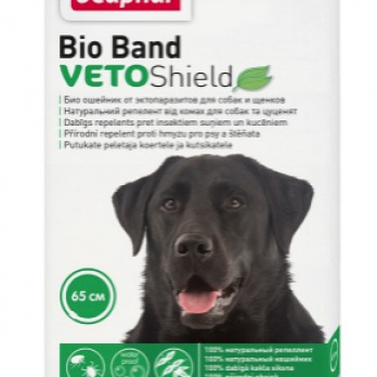 Beaphar Bio Band For Dogs pretblusu kaklasiksna ar dabīgām eļļām suņiem un kucēniem 65cm