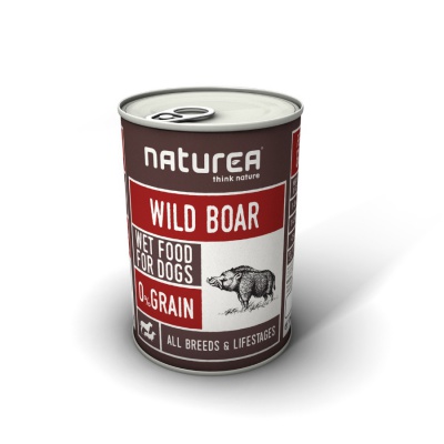 NATUREA Wet food with wild boar for dogs 400g