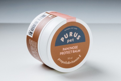 Purus.Pet Balm for protecting paws and moisturizing the nose