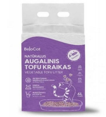 BeolCat Tofu Clumping Cat Litter Lavender 6l