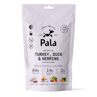 Pala Turkey, duck & herring 400g