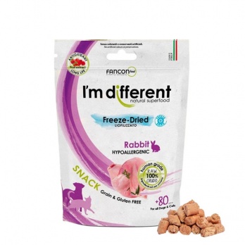 I’m different Liofilizētu trušu gardumi