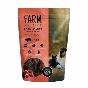 FARM gardumi cūku sirdis, 120g