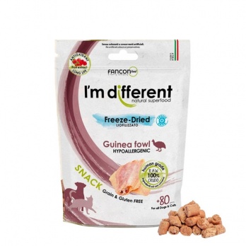 I’m different Freeze-dried guinea fowl treats