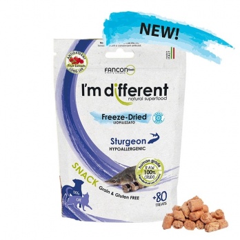 I’m different Freeze-dried sturgeon treats