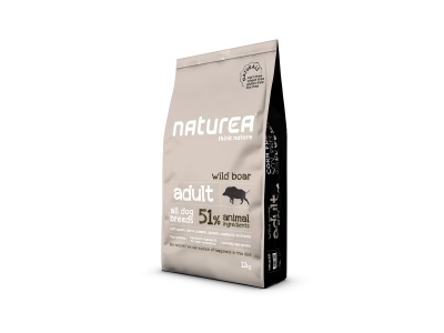 Naturea high-quality feed with wild boar meat for adult dogs 2kg