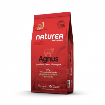Naturea complete feed with lamb for adult dogs 2kg