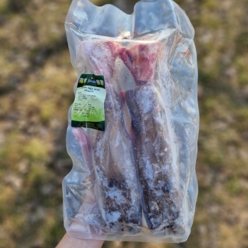 Z/S Sidrabjērs Teļa kājas ar spalvu 2gb/iepak