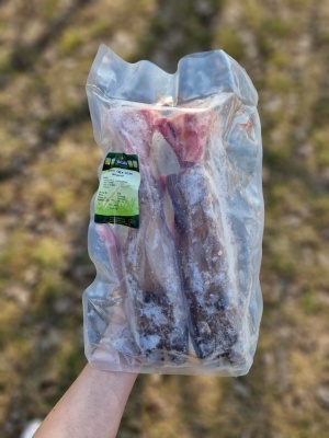 Z/S Sidrabjērs Legs of calf with feathers 2pcs/pack