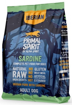 PRIMAL SPIRIT IBERIAN Корм для собак с сардиной 1 кг