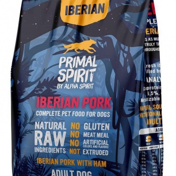 PRIMAL SPIRIT IBERIAN Корм для собак с свининой 1 кг