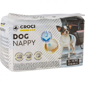 CROCI Dog Nappy Diapers for Dogs S 30-39cm