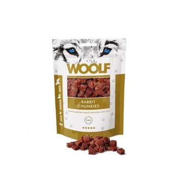 WOOLFSNACKS Rabbit meat cubes
