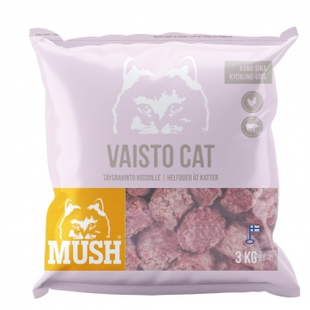 MUSH VAISTO For cats chicken/pork 3KG