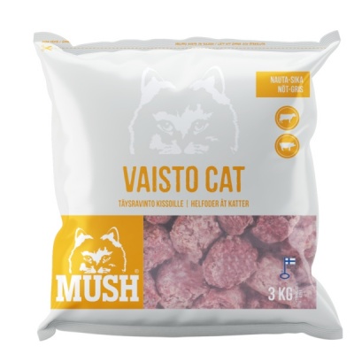 MUSH VAISTO For cats beef/pork 3KG