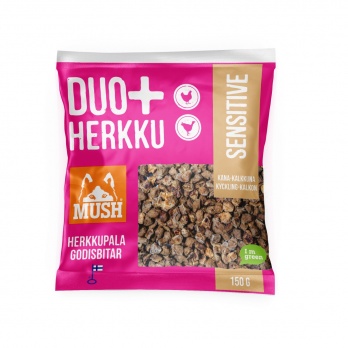 MUSH DUO+ SENSITIVE Chicken-turkey treats 150g