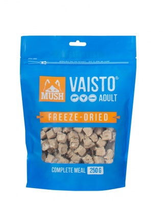 MUSH VAISTO Freeze-dried feed beef/turkey/salmon 250g