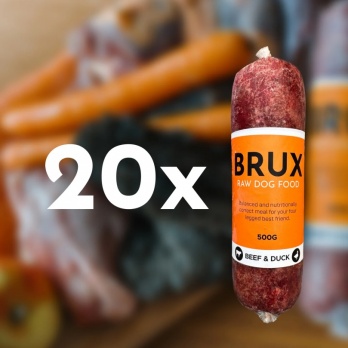 BRUX Beef/Duck 10kg (500g x 20gb)