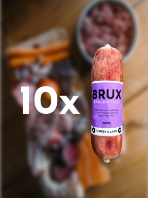 BRUX Turkey/Lamb 5kg (500g x 10gb)