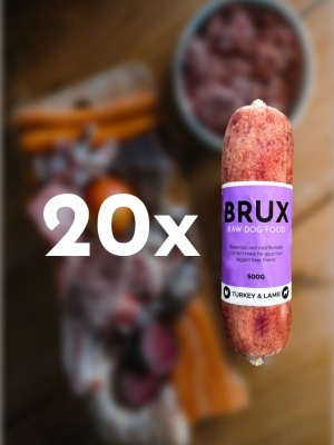 BRUX  Turkey/Lamb 10kg (500g x 20gb)