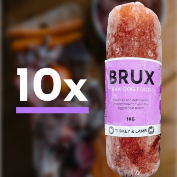 BRUX Turkey/Lamb 10kg (1kg x 10gb)