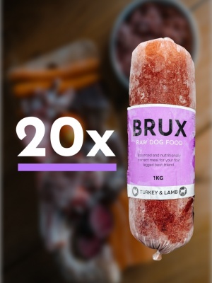 BRUX Tītars/Jērs 20kg (1kg x 20gb)