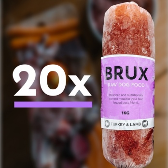 BRUX Turkey/Lamb 20kg (1kg x 20gb)