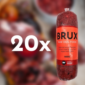 BRUX MONO Beef 10kg (500g x 20gb)