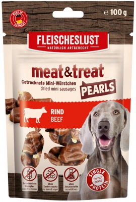 MEATLOVE Meat&Treat PEARLS - Beef 100g