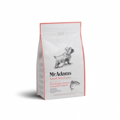 McAdams Food for small dog breeds with salmon 2kg