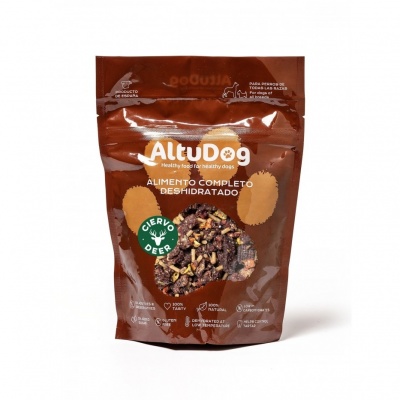 AltuDog Dehydrated food with venison and rice 250g