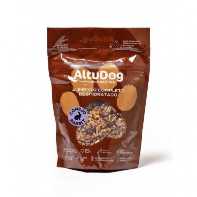 AltuDog Dehydrated rabbit food with rice 250g