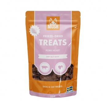 MUSH Freeze-dried treats with pork heart