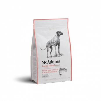 McAdams Food for medium and large dog breeds with salmon 2kg